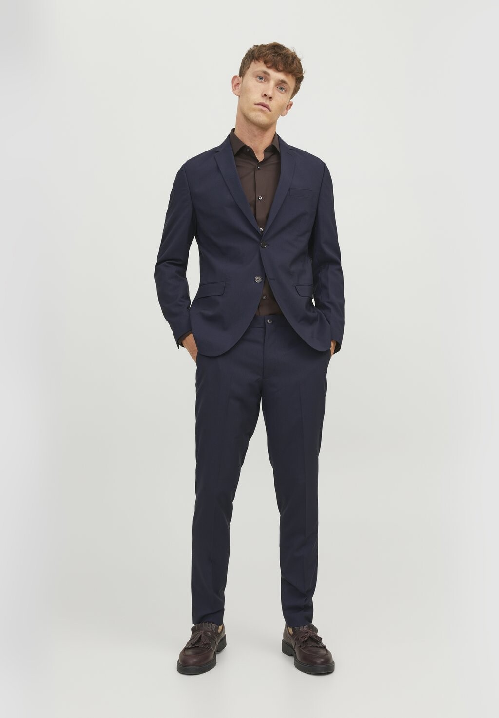 

Костюм JPRFRANCO CHECK Jack & Jones, цвет perfect navy checks:super slim fit