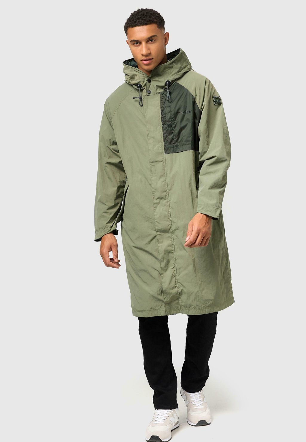 Дождевик/водоотталкивающая куртка ZAFAAR STONE HARBOUR, цвет light olive