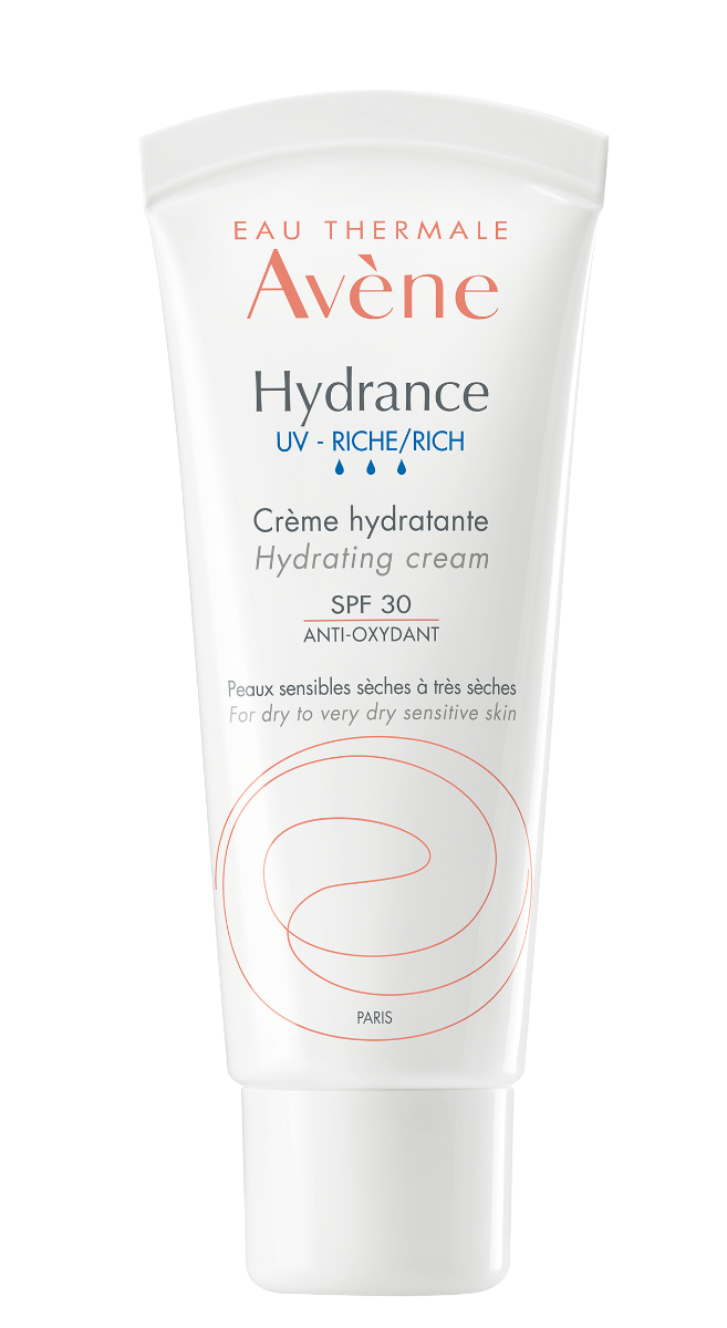 крем для лица avene насыщенный увлажняющий крем для сухой кожи hydrance optimale riche Avène Hydrance Optimale UV Riche крем для лица, 40 ml