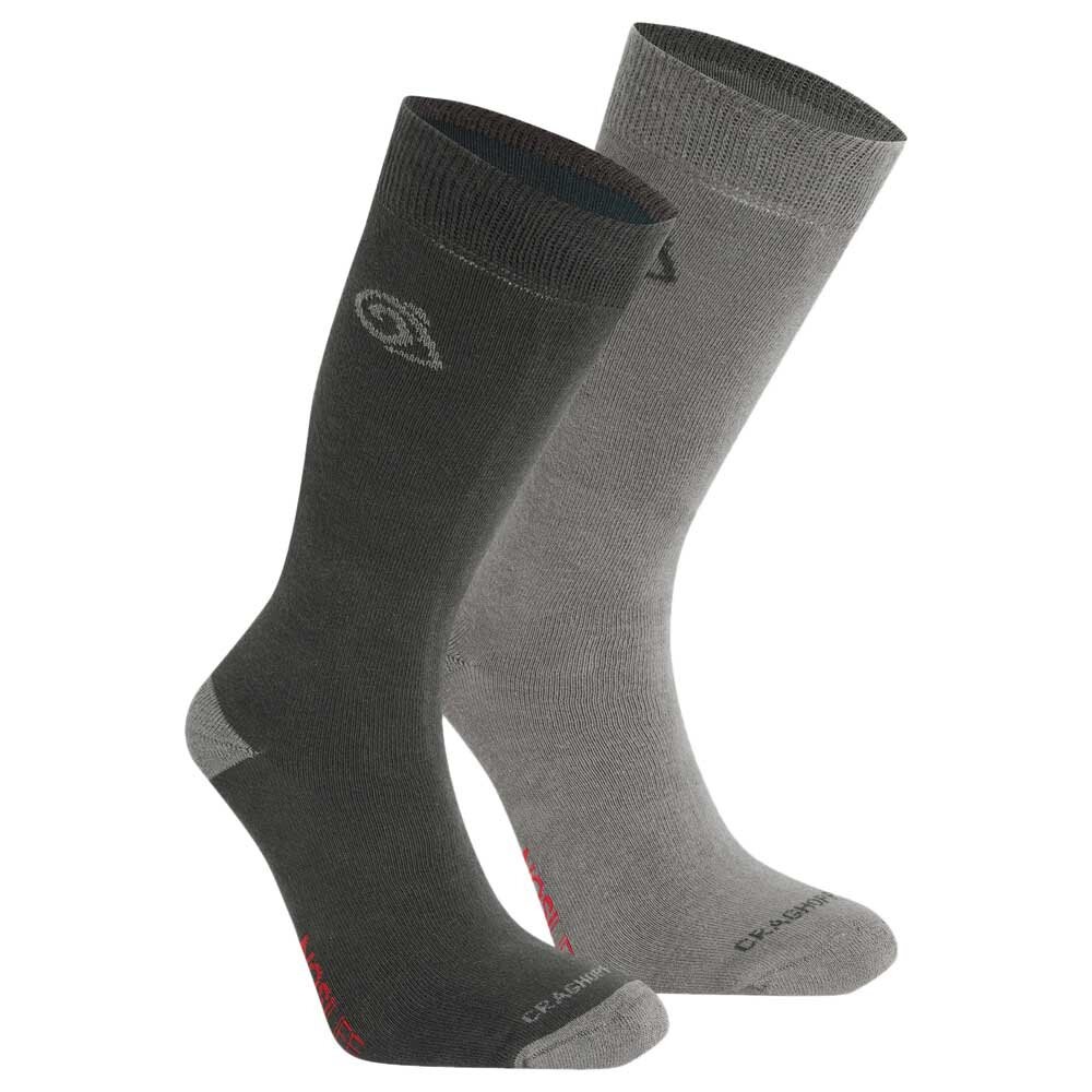 

Носки Craghoppers Nosilife Twin Pack Half, серый