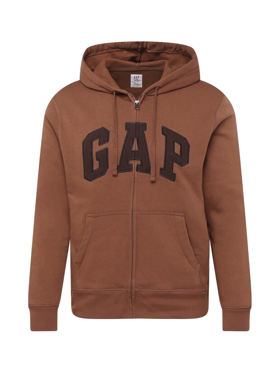

Худи GAP Zip-Up Hoodie HERITAGE, цвет Brocade/Dark brown