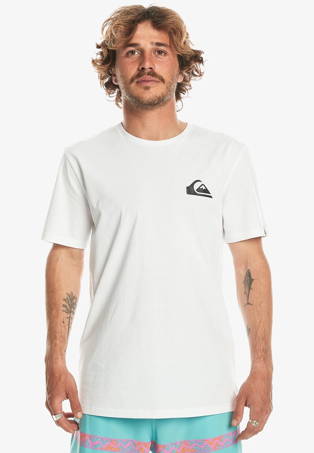 

Футболка базовая Quiksilver, цвет wbb