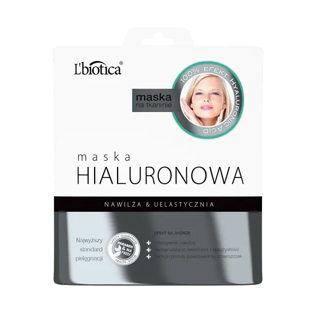 

L’biotica Maska Hialuronowa тканевая маска для лица, 23 ml