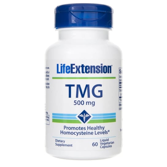 Life Extension, Биологически активная добавка TMG, 60 капсул добавка для простаты ultra prostate formula 60 капсул life extension