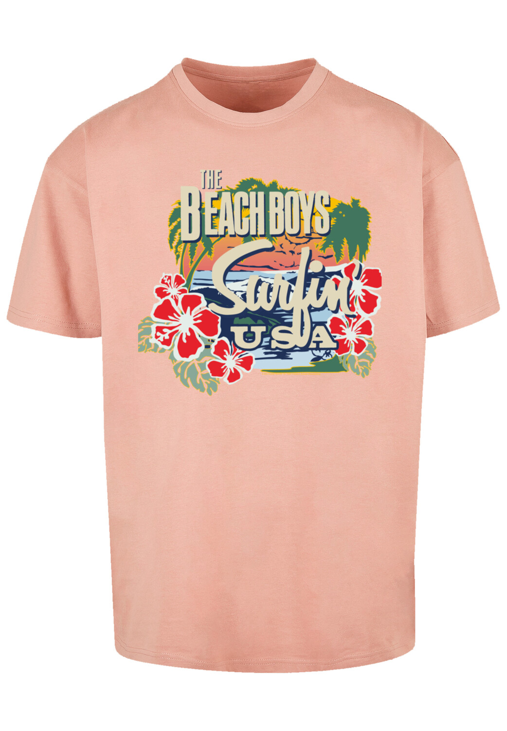 

Футболка F4NT4STIC The Beach Boys Musik Band Tropical, цвет amber