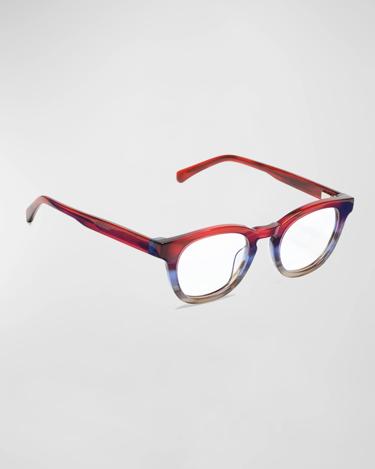 

Очки для чтения Waylaid Rounded Acetate Readers Eyebobs, цвет Red Blue Fade