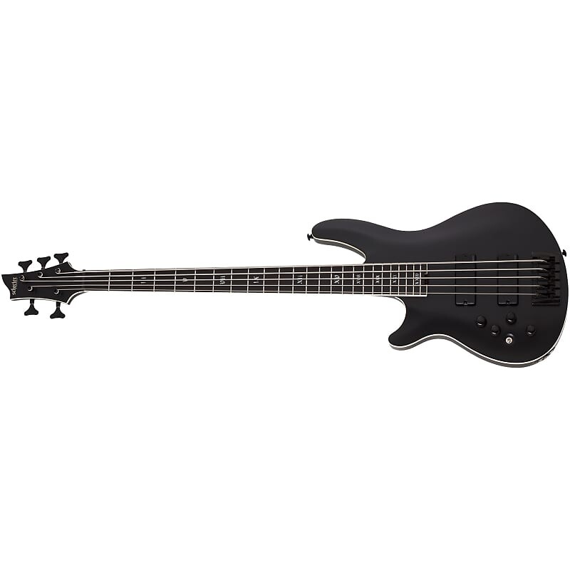 Басс гитара Schecter SLS Evil Twin-5 LH Satin Black SBK Left-Handed 5-String Bass Evil Twin - NEW