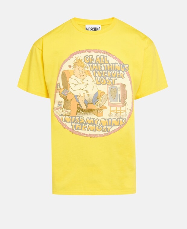 

Футболка Moschino, желтый