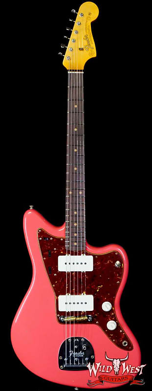 

Электрогитара Fender Custom Shop Time Machine 1962 Jazzmaster Hand-Wound Journeyman Relic Super Faded Aged Fiesta Red