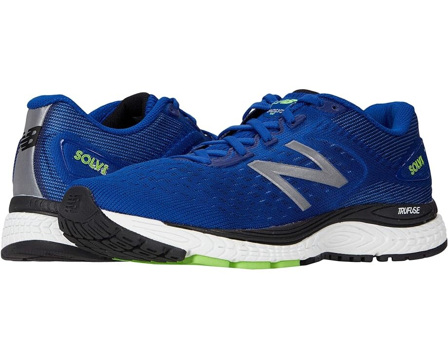 Кроссовки New Balance Solvi v2, цвет Team Royal/Energy Lime цена и фото