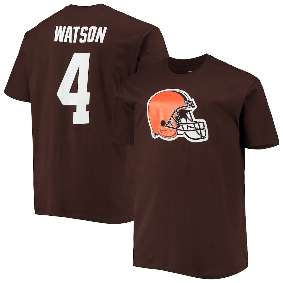 

Футболка с именем и номером Fanatics Branded Cleveland Browns, коричневый