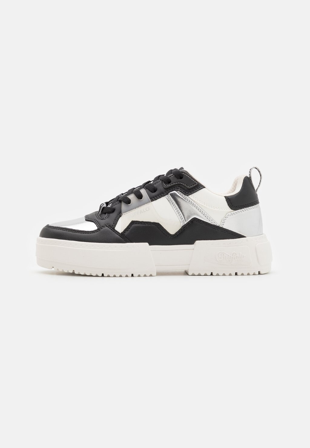 

Низкие кеды Buffalo, цвет black/silver/white