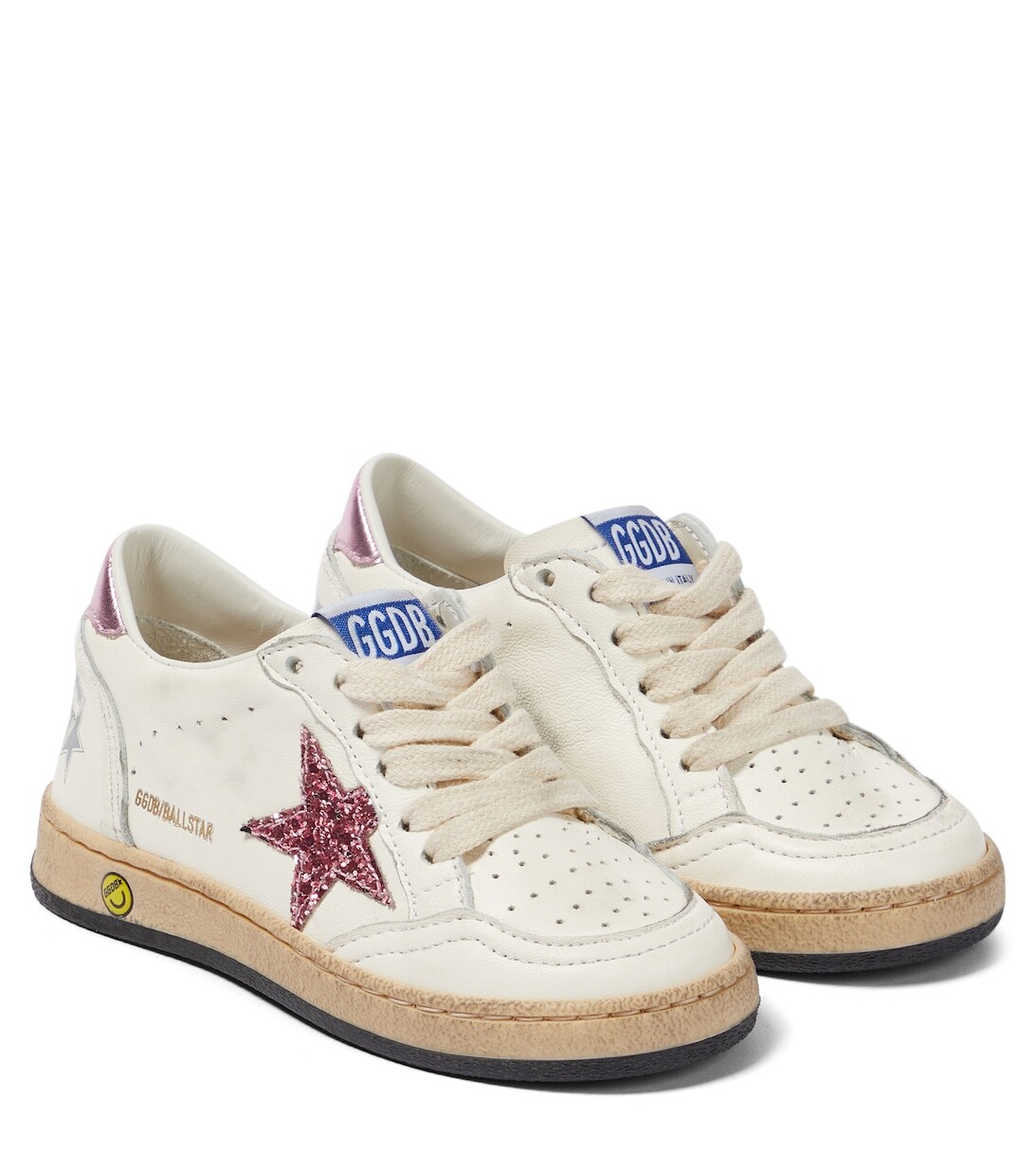 

Кожаные кроссовки Ballstar Golden Goose, разноцветный