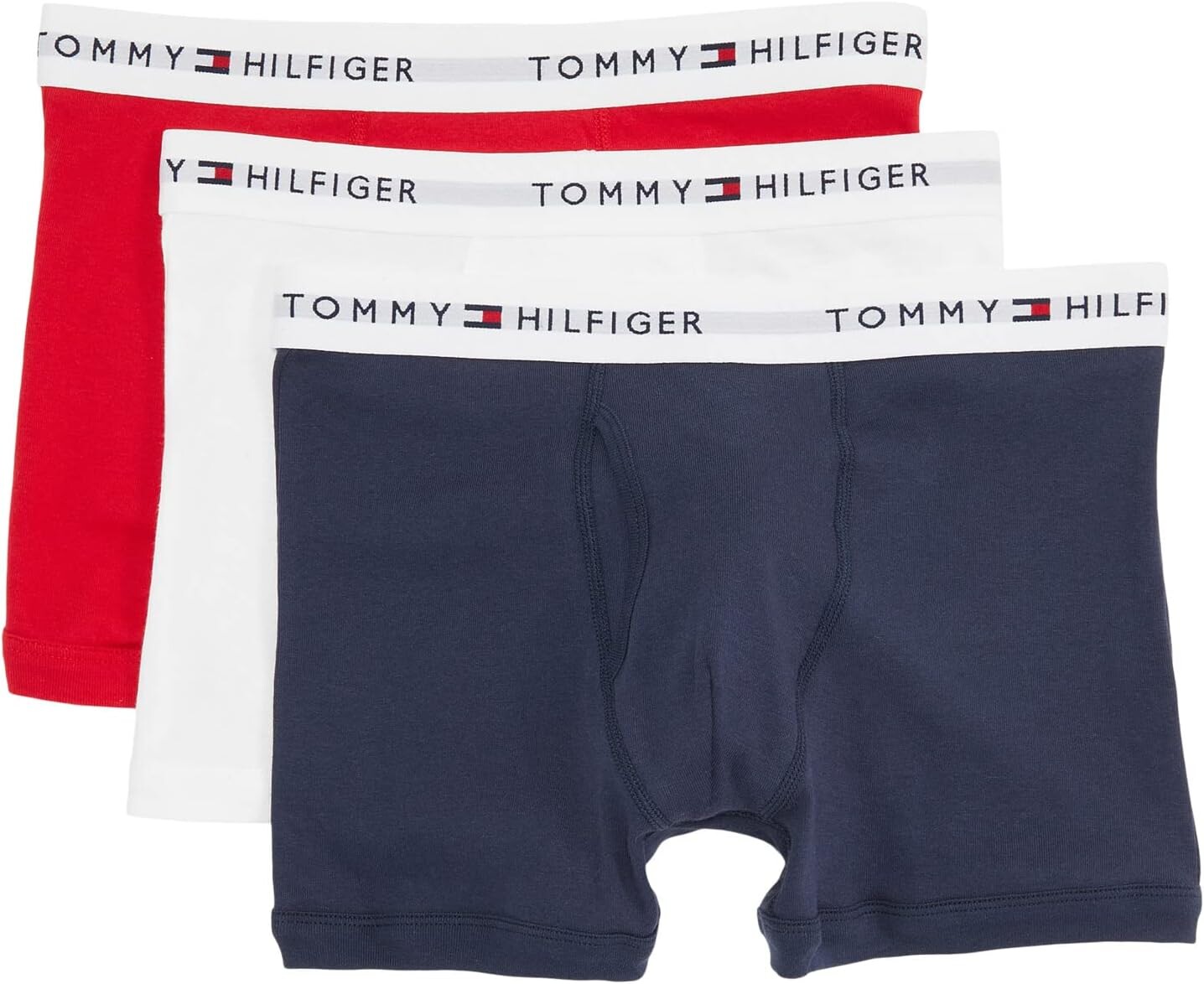 

Трусы Cotton Classics Trunks 3-Pack Tommy Hilfiger, цвет Mahogany