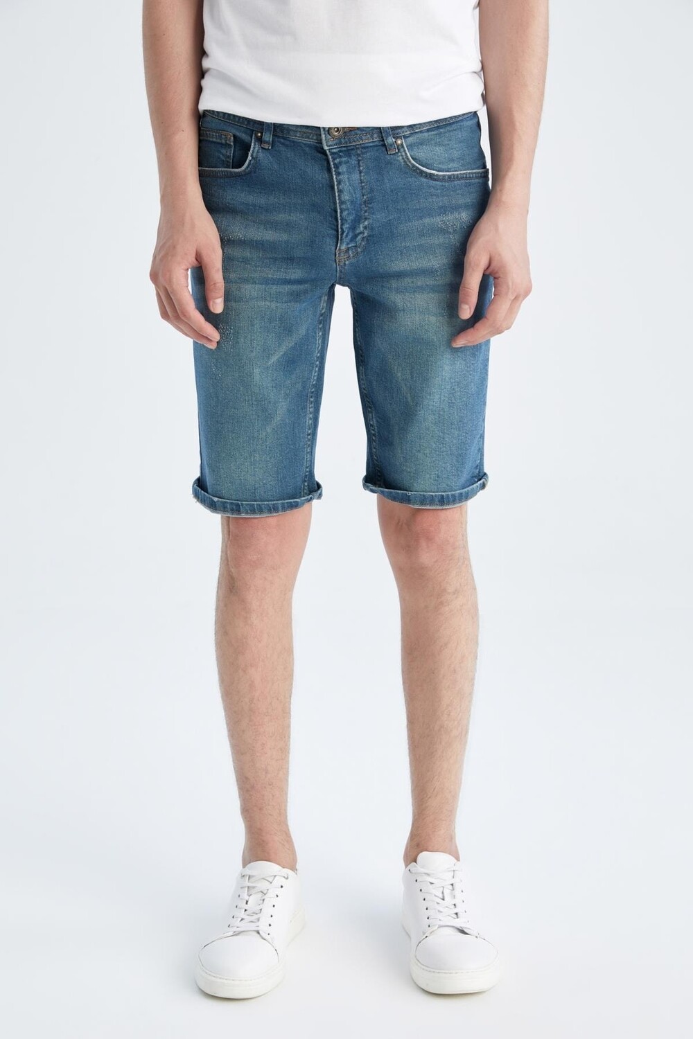 

Джинсы Skinny Fit Бермуды DeFacto, зеленый