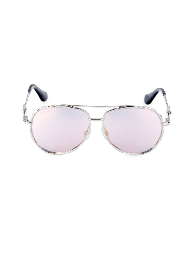

Овальные солнцезащитные очки 57MM Swarovski, цвет Gunmetal