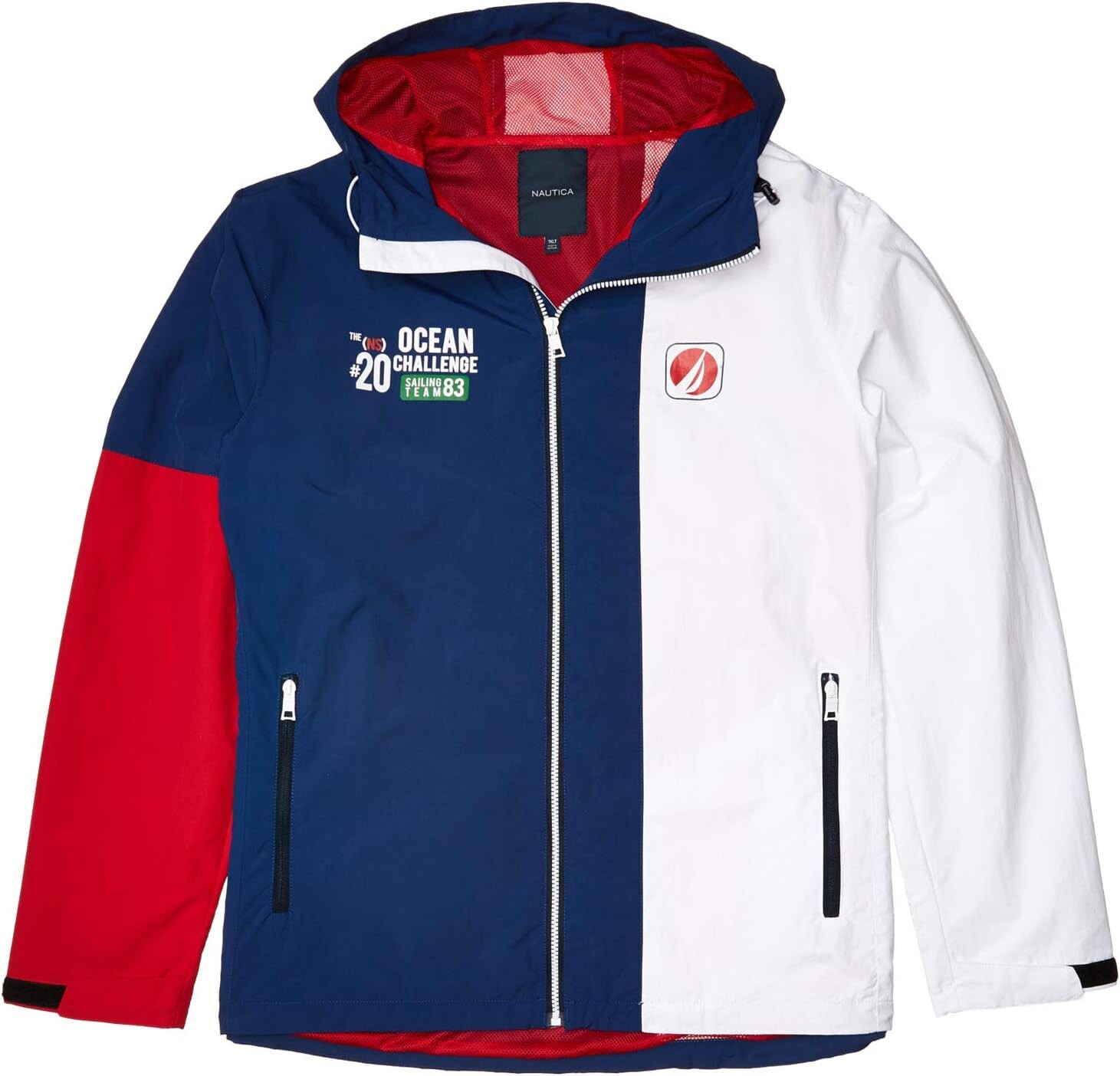 

Куртка Big & Tall Lightweight Color Block Jacket Nautica, синий