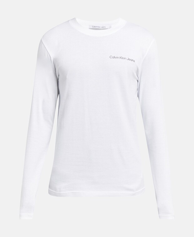 

Топ с длинными рукавами Calvin Klein Jeans, белый