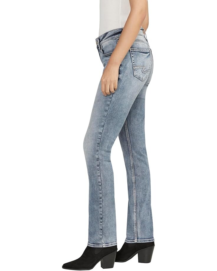 

Джинсы Silver Jeans Co. Elyse Mid-Rise Straight Leg Jeans L03403EDB204, индиго