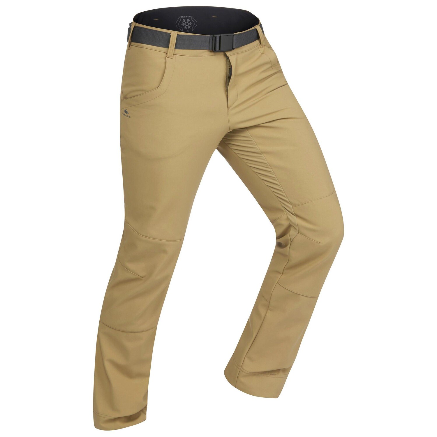

Теплые водоотталкивающие походные брюки Decathlon — Sh100 X-Warm Quechua, красный