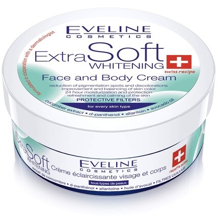 

Eveline Extra Soft отбеливающий крем для лица и тела 200мл, Eveline Cosmetics