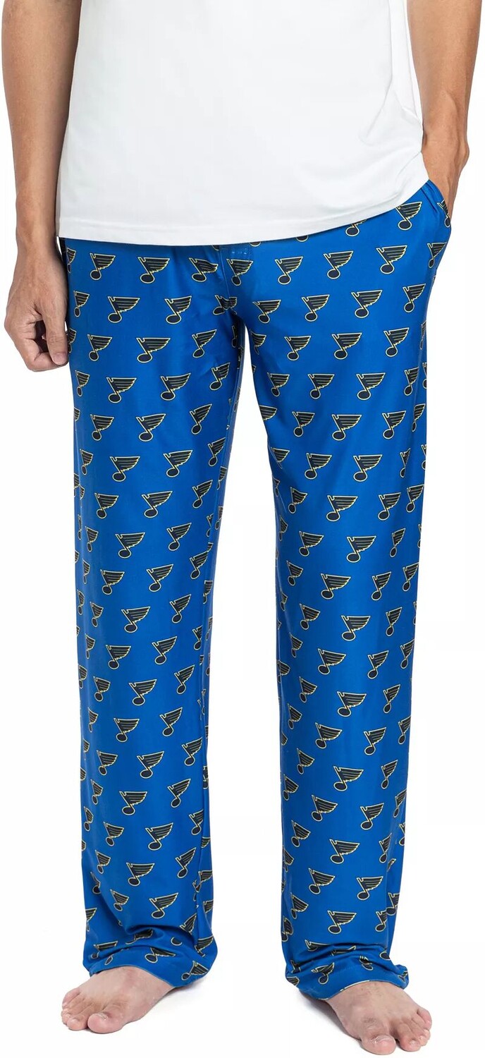 

Мужские синие вязаные пижамные штаны Concepts Sport St. Louis Blues Gauge