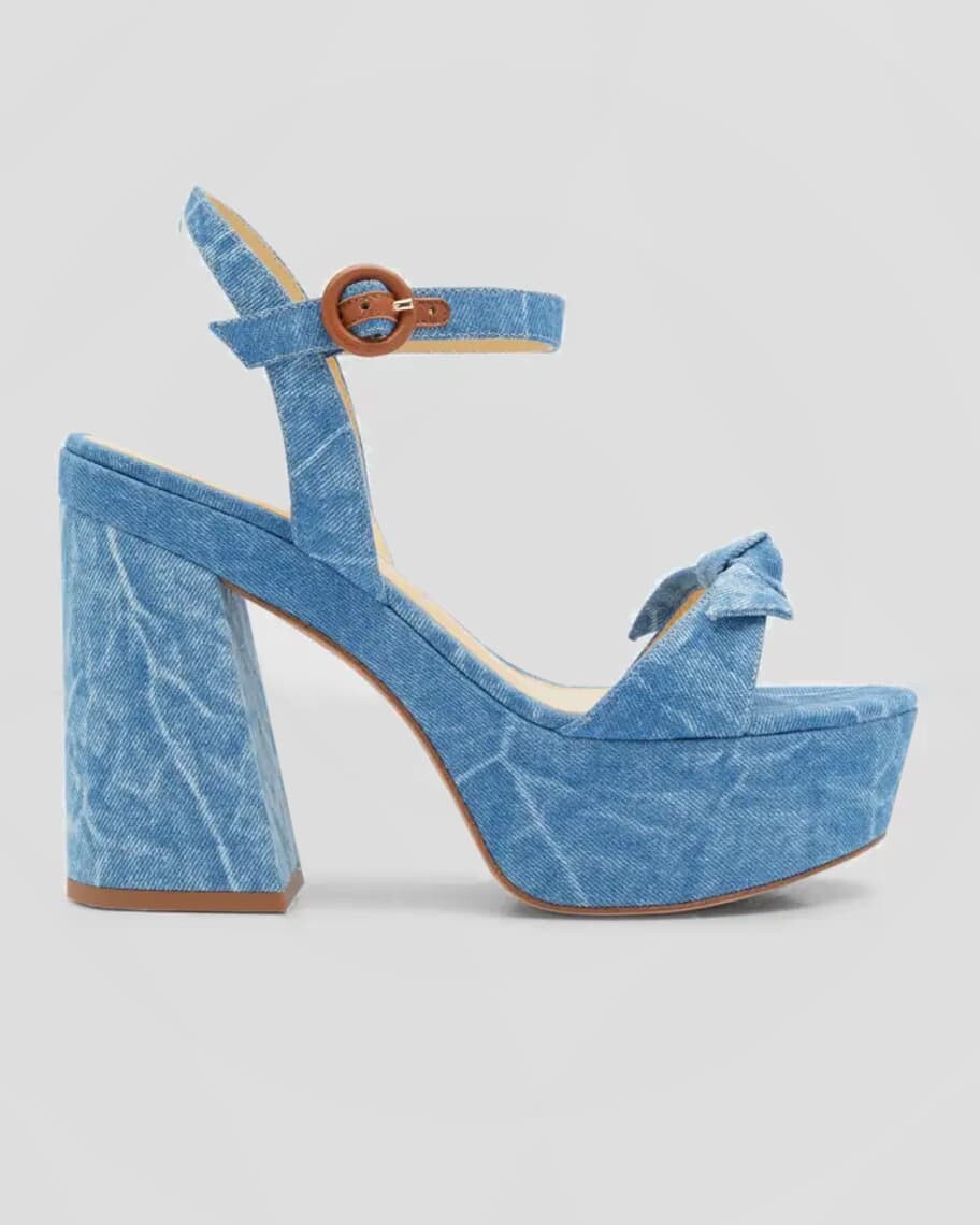 

Босоножки Clarita Denim на платформе с ремешком на щиколотке Alexandre Birman