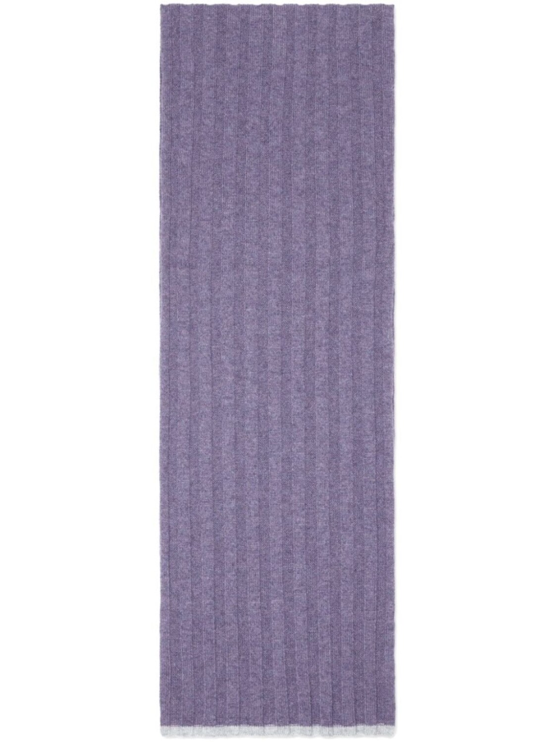 

Brunello Cucinelli кашемировый шарф в рубчик, фиолетовый