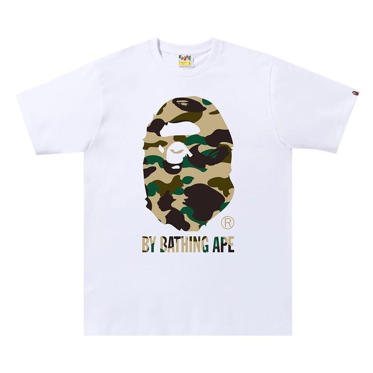

Футболка BAPE 1st Camo By Bathing Ape Tee, цвет White/Yellow
