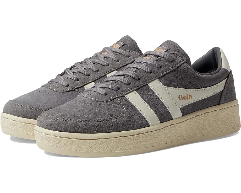 

Кроссовки Gola Grandslam Suede, цвет Ash/Off-White