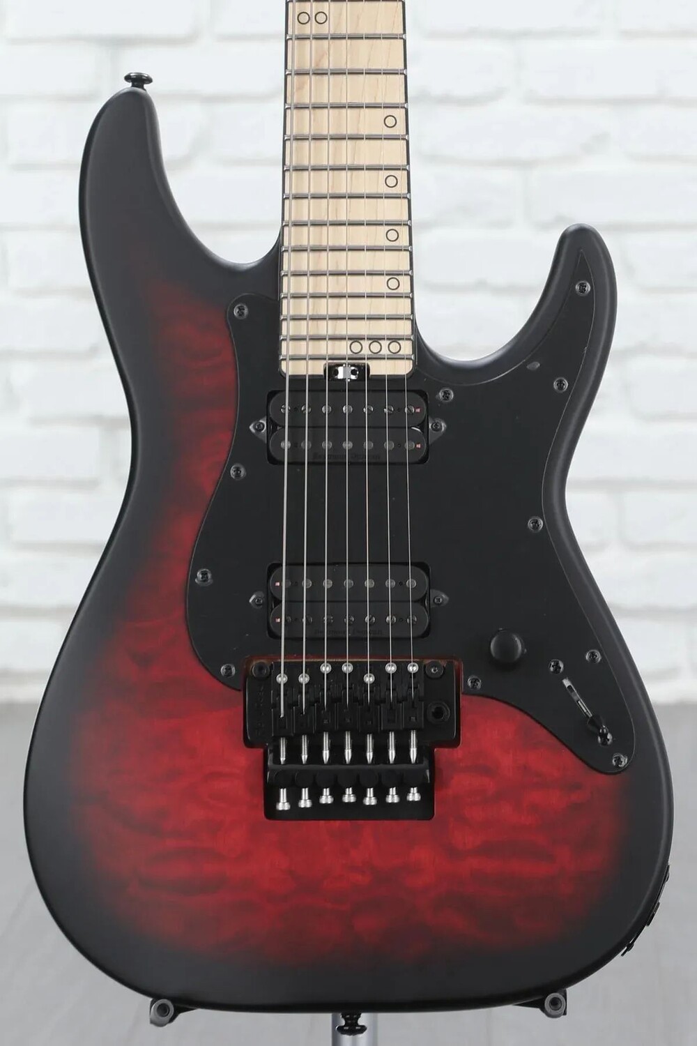 

Электрогитара Schecter Miles Dimitri Baker 7 - Crimson Red Burst Satin