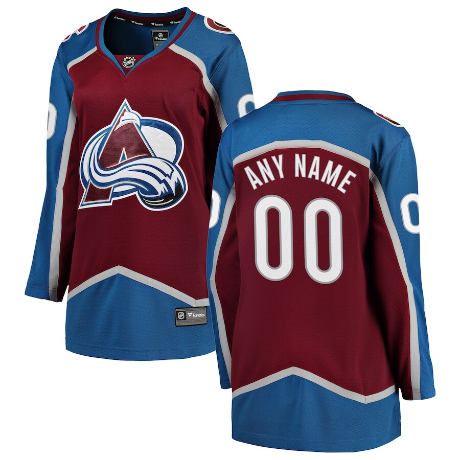 

Джерси Fanatics Branded Colorado Avalanche, бордовый