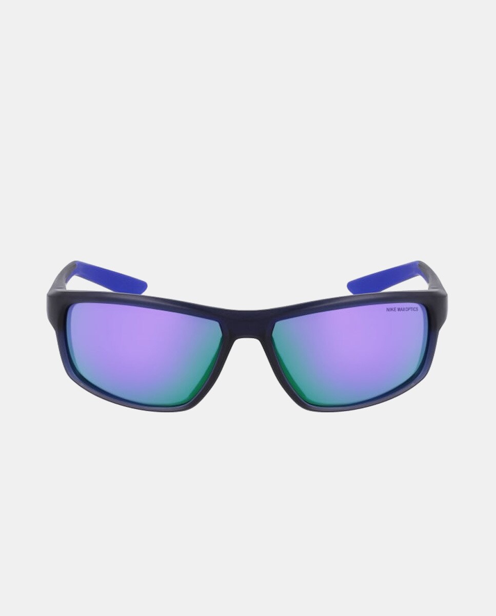 цена Прямоугольные солнцезащитные очки темно-синего цвета Nike, темно-синий