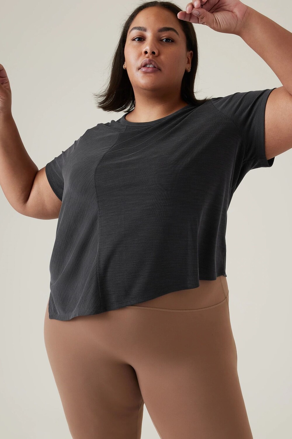

Футболка свободного кроя Athleta, черный