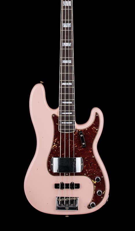 Басс гитара Fender Custom Shop Limited Edition P Bass Special Journeyman Relic - Shell Pink #68903 heaven 17 temptation special dance mixes limited v40 edition