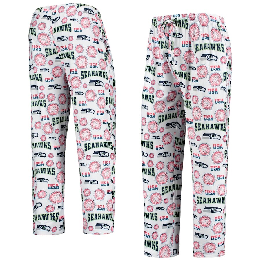 

Пижамные брюки Concepts Sport Seattle Seahawks, белый