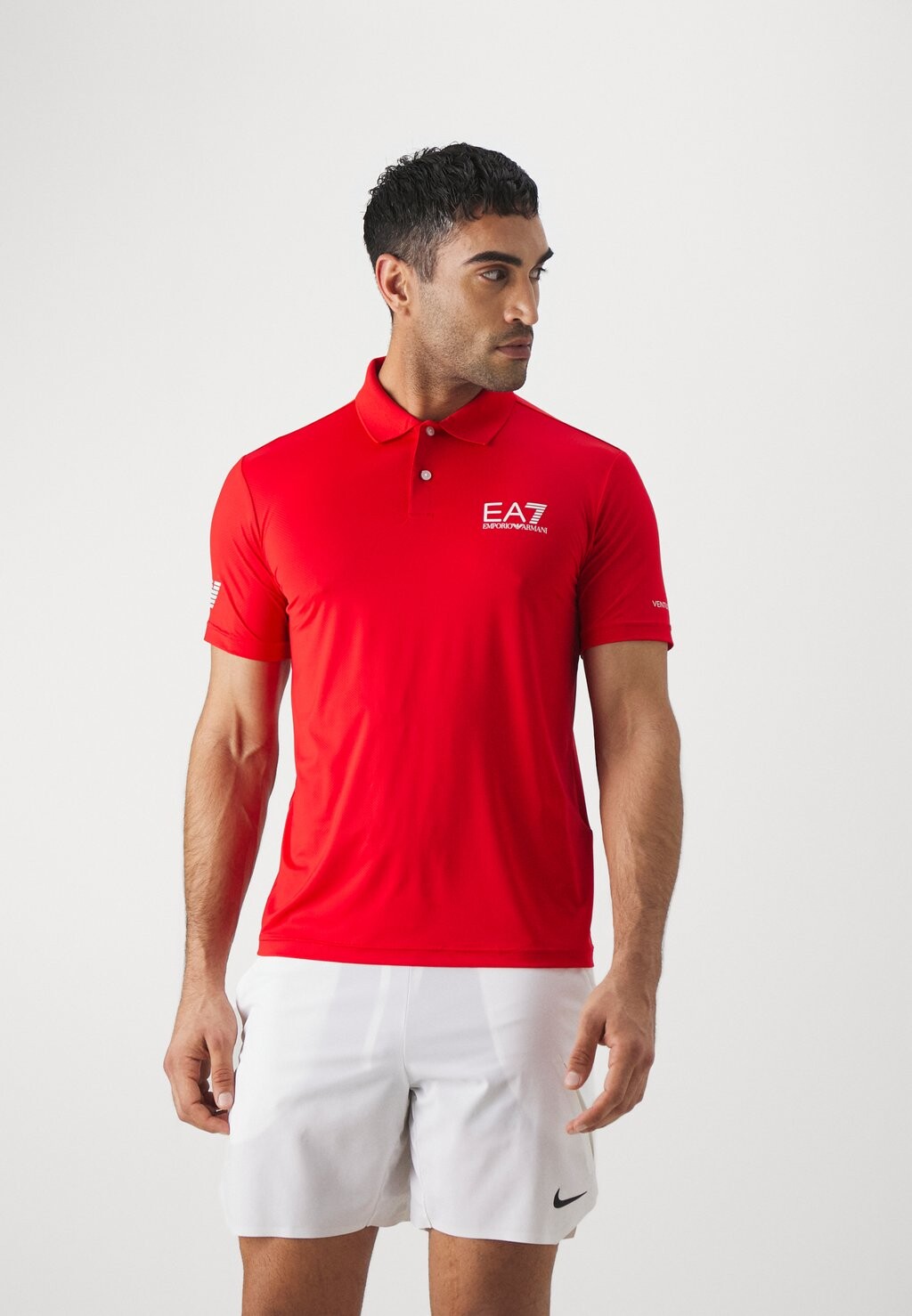 

Поло EA7 Emporio Armani, гоночный красный
