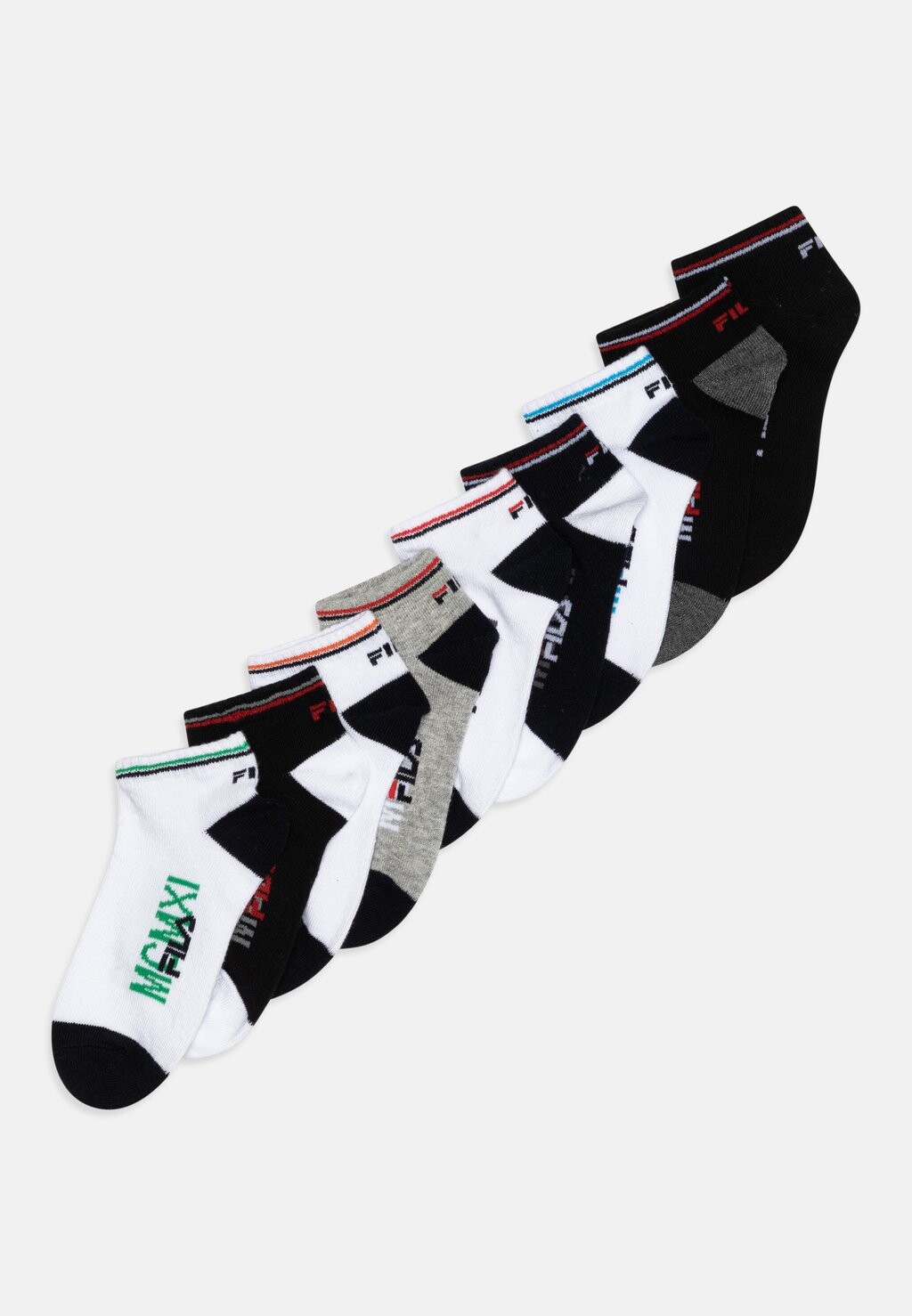 

Носки UNISEX 9 PACK Fila, цвет black/white/grey/blue