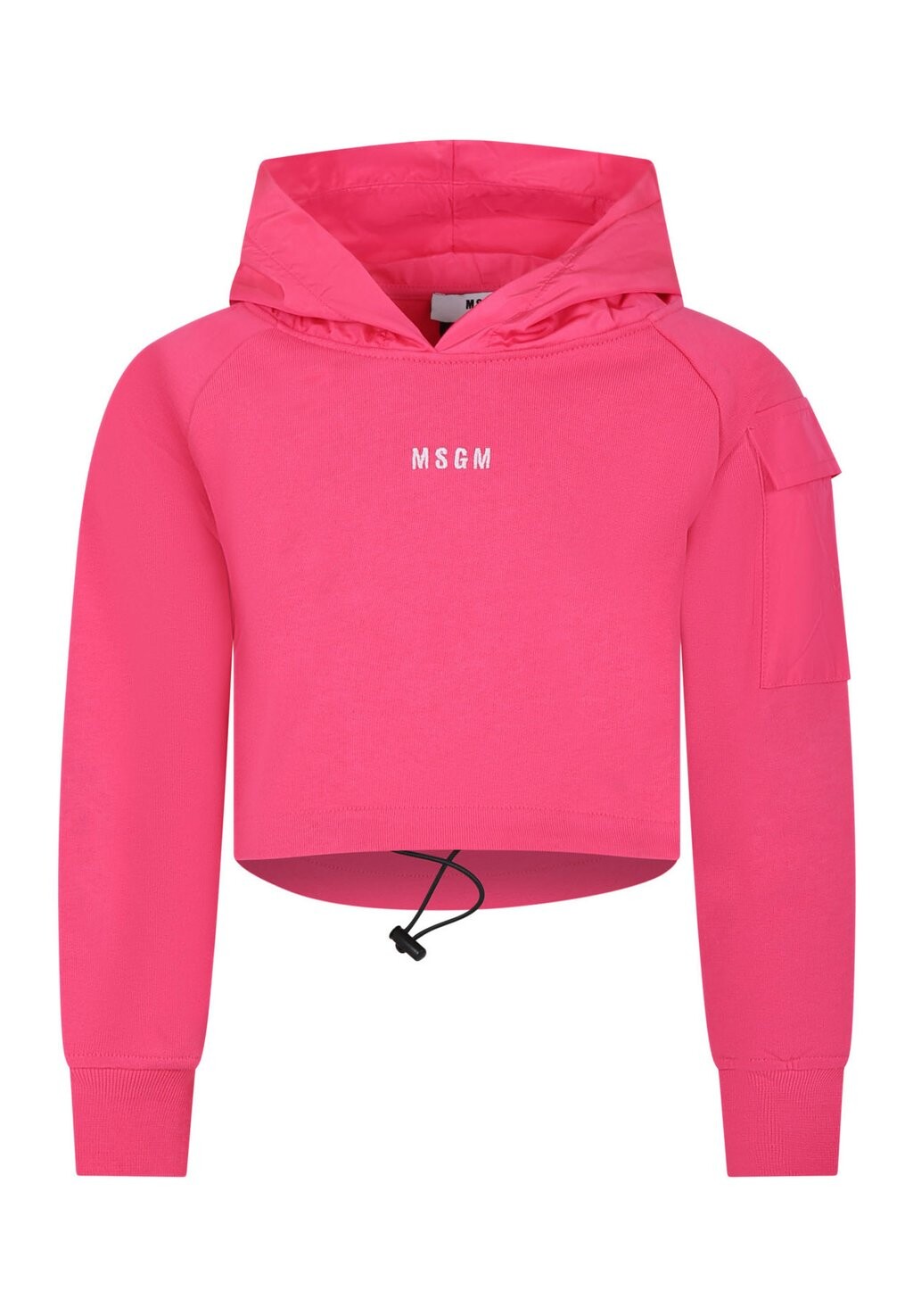 

Толстовка с капюшоном CON LOGO MSGM, фуксия