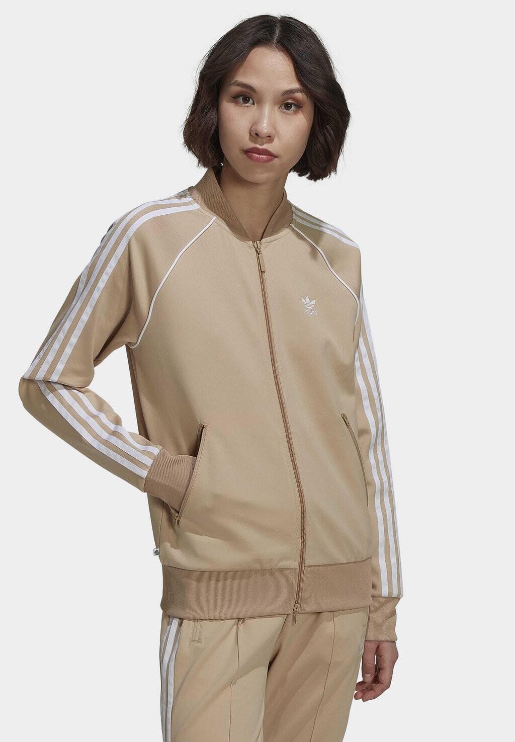 

Куртка бомбер adidas Originals, бежевый
