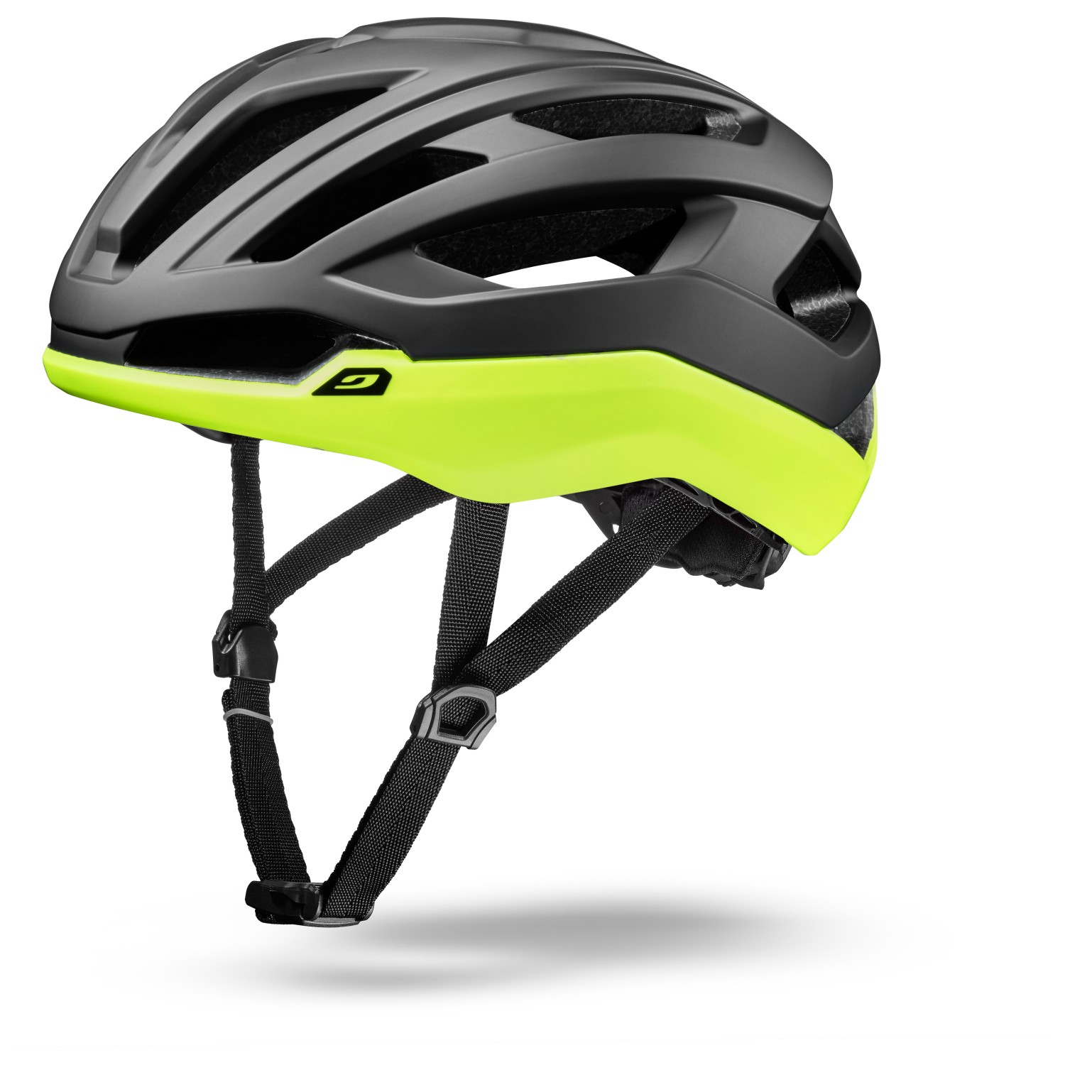 тактический шлем abs fast с защитой для глаз черный Велосипедный шлем Julbo Fast Lane, цвет Black/Yellow
