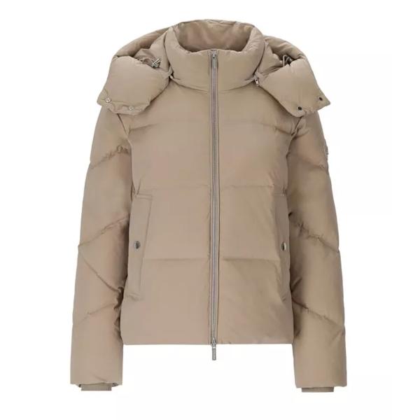 

Куртка alsea taupe short hooded down jacket Woolrich, коричневый