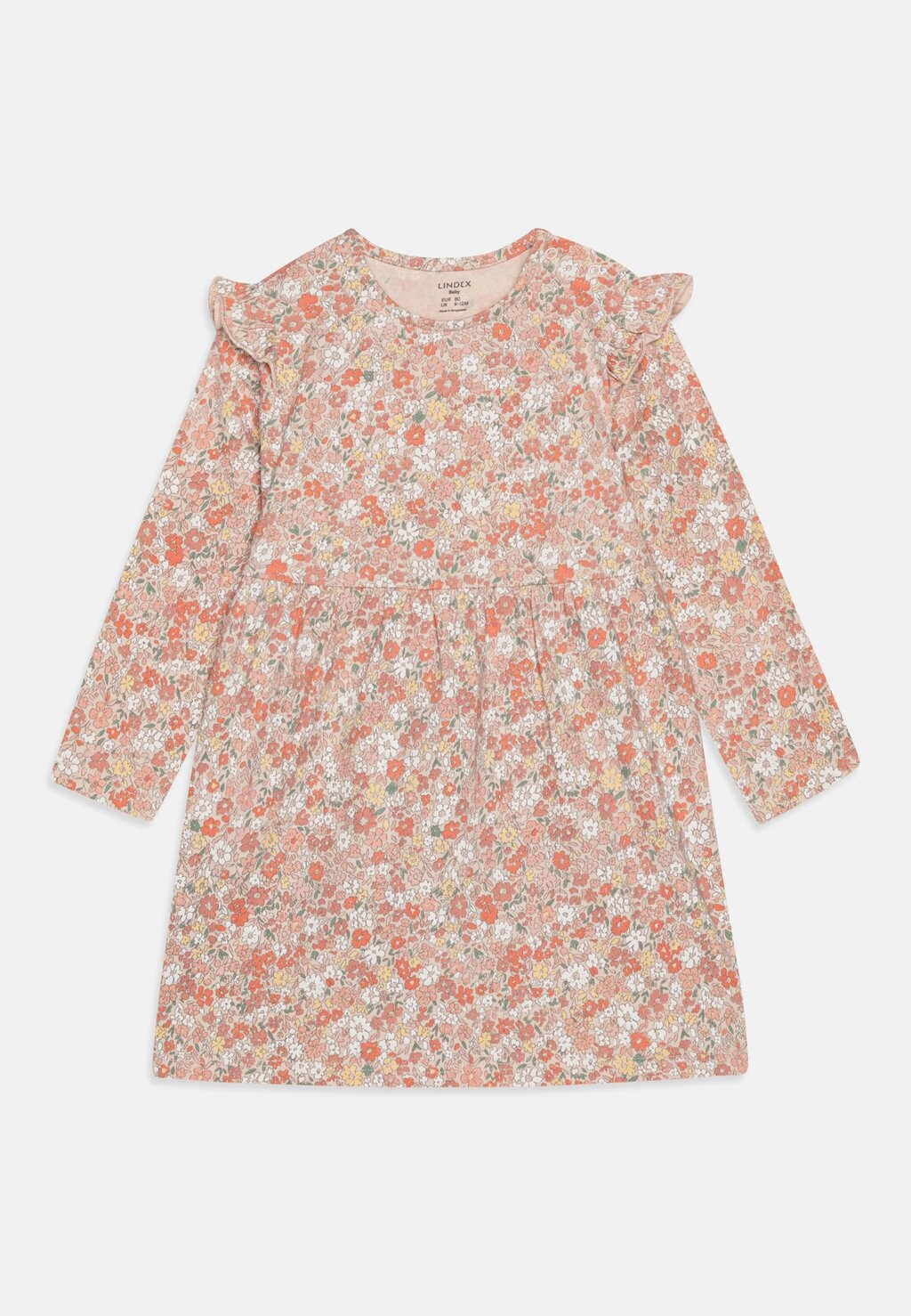 Платье из джерси DRESS FLOWER FLOUNCES Lindex, цвет light pink