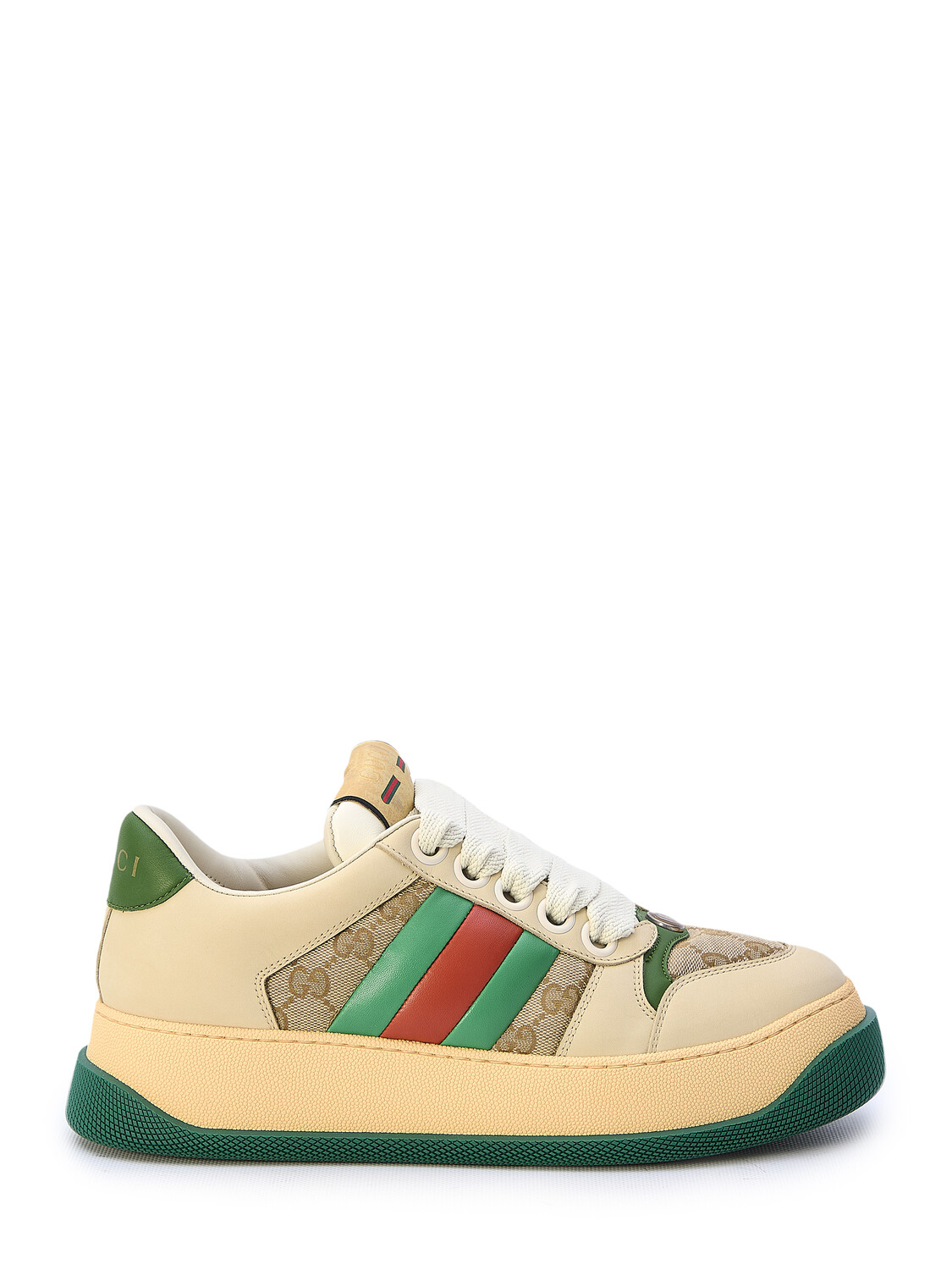 

Кроссовки Gucci Screener, бежевый