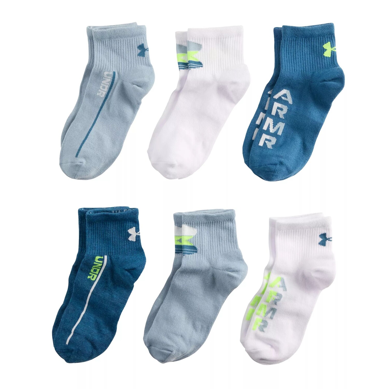 

Набор из 6 носков Essential четвертькроя Boys Under Armour Under Armour