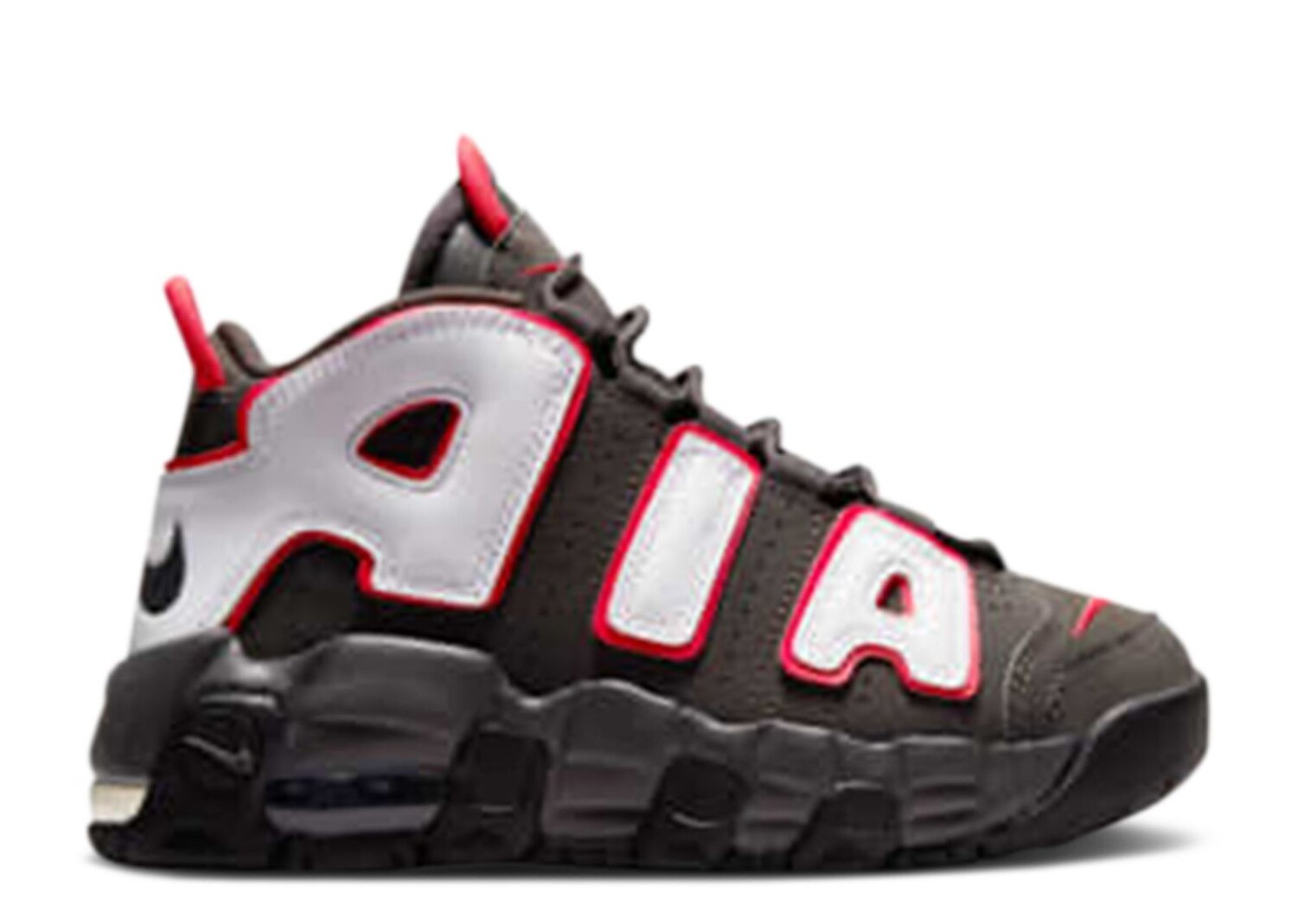 

Кроссовки Nike Air More Uptempo Ps 'Medium Ash Siren Red White', черный