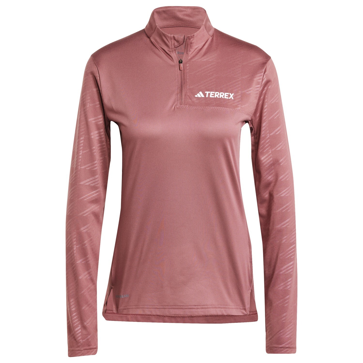 

Лонгслив Adidas Terrex Terrex Multi Half Zip Longsleeve Tee, цвет Quiet Crimson