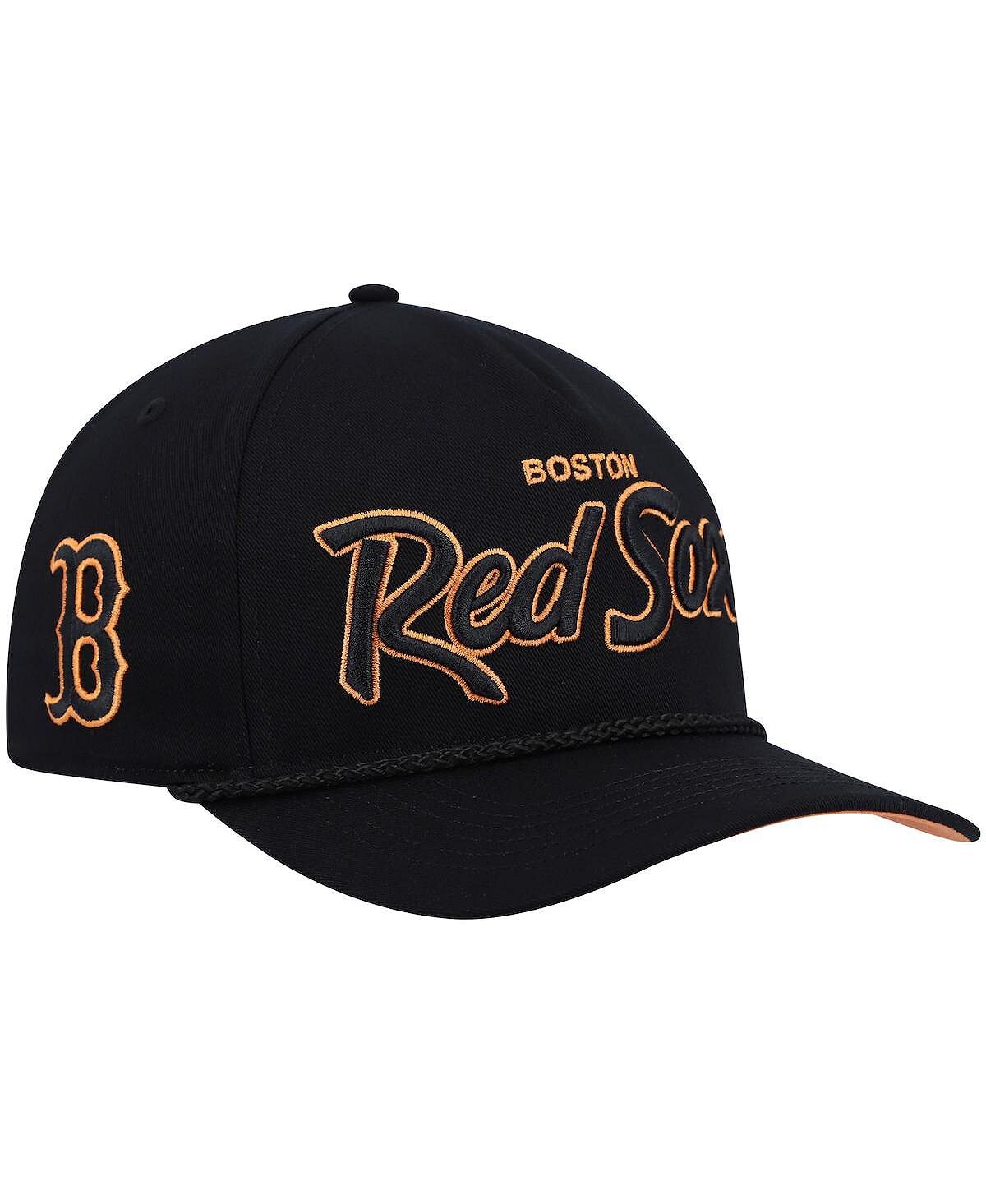 

Мужская черная кепка Boston Red Sox Mango Undervisor Hitch Snapback '47 Brand