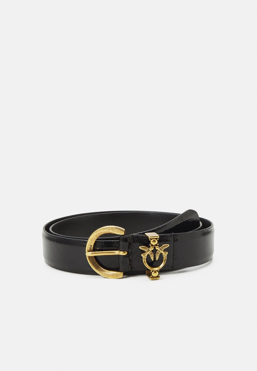 

Ремень Pinko TAMBORIL BELT PAINT, цвет nero/antique gold-coloured