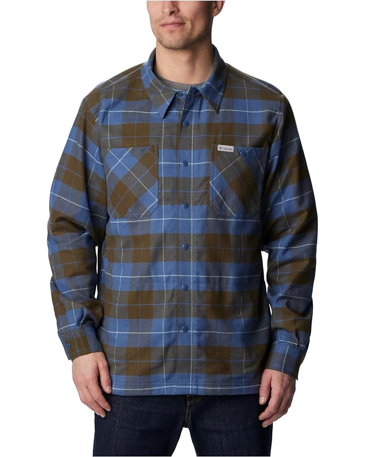 Рубашка Columbia Cornell Woods Fleece Lined, цвет Dark Mountain/Shasta Woodsman Tartan law ben woodsman
